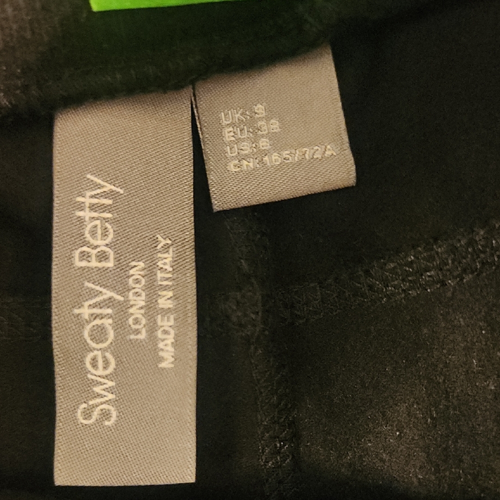 SOLD...#133...Sweaty Betty Classic Black Apparel